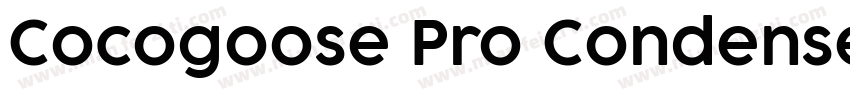 Cocogoose Pro Condensed Light字体转换